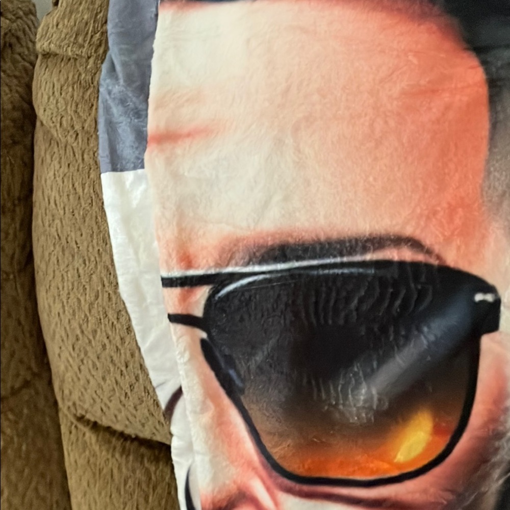ZADDY. Graphic Blanket. He has only sold a few.  This was the 3rd one
